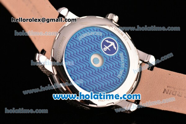 Ulysse Nardin Freak Automatic Steel/Diamond Case with Black Dial and Black Leather Strap (EF) - Click Image to Close